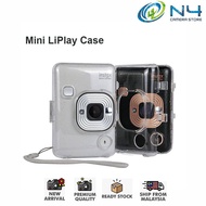 Fujifilm Instax Mini LiPlay Camera Case Instant Film Camera Crystal Transparent Protector Shell Cove