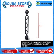 AM-6 Flat Aluminum Arm Extend Sea Frogs Stick Camera Ball To YS 8 Inch 20cm Accessories Underwater D