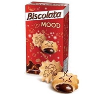 BISCOLATA MOOD , BISCUIT WITH CHOCOLATE CREAM FILLING 40G {3PCS}