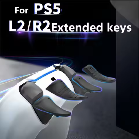 New For PS5 Controller 2.0 Joystick Extension Keys L2 R2 Extension Keys For P5 Gamepad Trigger Keys
