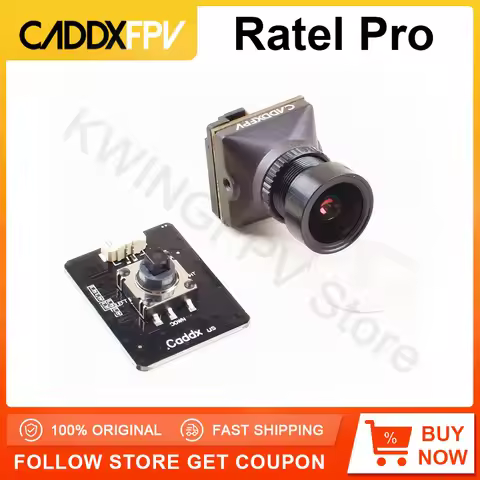 CADDXFPV Ratel Pro 1500tvl FPV Camera Night Vision 16:9/4:3 NTSC/PAL FOV125° Blacklight Night Camera
