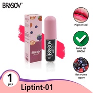 BRASOV Liptint Lip Color/ 5 Gram Liptint Berryberry Boomb Pigmented BPOM Xx-Ct-Liptint-01 Liptint Wa