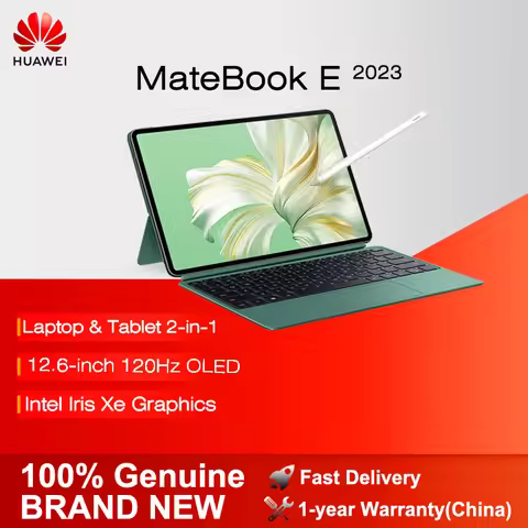 2023HUAWEI MateBook E Laptop Tablet 2-in-1 WiFi i7-1260U 16GB 512GB/1TB Netbook 12.6inch 120Hz OLED 