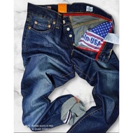 Original 501 jeans trousers made in usa, full stack