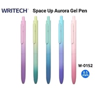 Writech Space Up Aurora Gel Pen Model W-0152 Tip Size 0.5mm Blue Ink Quick Drying