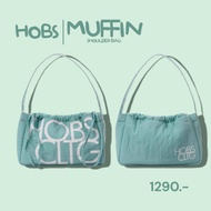ส่งฟรีแถมถุงผ้า พวงกุญแจ กระเป๋า Hobs Muffin สะพายไหล่ กระเป๋านุ่มเบา เท่ห์ ของแท้