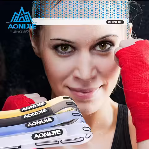 AONIJIE E4053 Adjustable Silicone Sports Headband Sweatband For Running Cycling Yoga Jogging Basketb