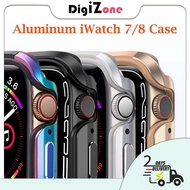 [SG STOCK]iWatch Case Premium Aluminum TPU Case for iWatch Series 8/1/2/3/4/5/6/7/SE (38mm/40mm/41mm/42mm/44mm/45mm)