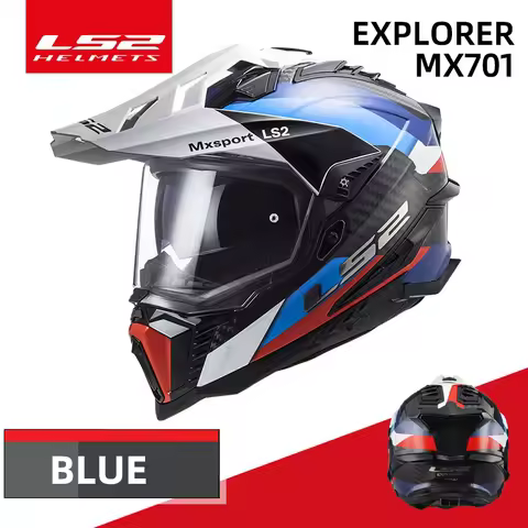 LS2 MX701 Off-road Motorcycle helmet ls2 EXPLORER carbon fiber motocross helmets
