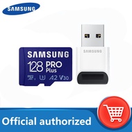 [HOT TALQQQWWEGE 583] SAMSUNG PRO Plus พร้อมไมโคร SD 64GB SD/บัตร TF 256Gb แฟลชไมโครการ์ด128Gb U3 4K การ์ดความจำ V30สำหรับโทรศัพท์