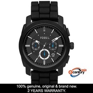 Fossil FS4487 Men's Machine Chronograph Black Silicone Watch