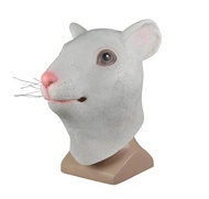 NEW Animal Cosplay Mask Yellow Mouse Rat Masquerade Halloween Party Funny Dressed Costume Prop Free 