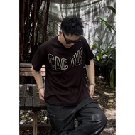 T-Shirt Boxy Cotton 270GSM "Logo with rhinestones effect"