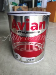 Cat Minyak AVIAN 1kg ALM Aluminium / Cat AVIAN Silver Kayu &amp; Besi