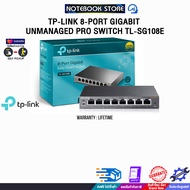 TP-LINK 8-PORT GIGABIT UNMANAGED PRO SWITCH TL-SG108E/ประกัน Lifetime