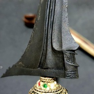 Keris Pusaka Pasopati besi hurapTangguh Mataram Pamor keleng sepuh.