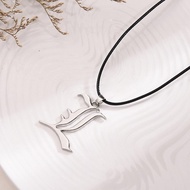 Death Note Logo Alloy Necklace Anime Merchandise Stylish Cosplay Pendant Accessory 2d Inspired I8f9