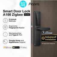 AQARA A100 Smart Door Lock Fingerprint Fired Rated Keyless Biometric Passcode On-Site Warranty HomeK