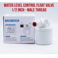 MAHA White Automatic Float Horizontal Water Tank Faucet 1/ 2 Inch Sensor Tank Tower High Flow Plasti