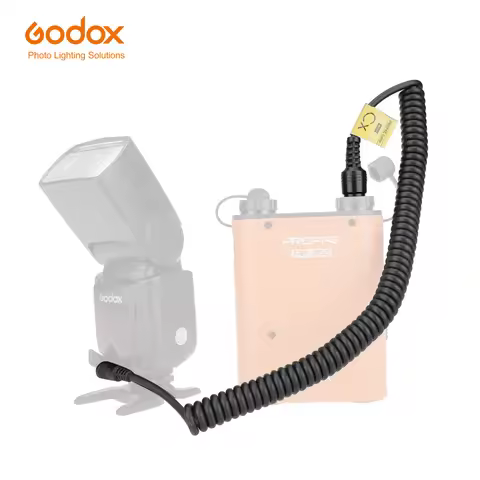 Godox CX Camera Power Cable for Connecting PB820 PB960 Flash Power Pack and for Canon Speedlite