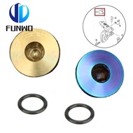 FNW Bike Bicycle Bleed Titanium Screw &amp; O-Ring for-Shimano XT, SLX, Zee, Deore &amp; LX