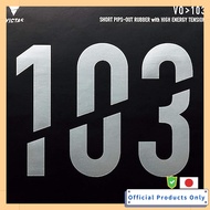 VICTAS Table Tennis Rubber VO1>03 Top Soft High Energy Tension Offensive Red 2.0 MAX