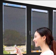 (Rèm cửa) Rèm chống nắng cách nhiệt cửa sổ ôtô… buông đầu rèm tự động cuốn tròn lại gọn đẹp sang trọ