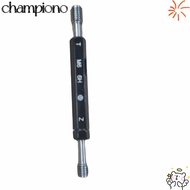 CHAMPIONO Thread Plug Gauge, Hex Handle Double Ends Measurement Hand Tool, Precision M6*1.0 6H Toler