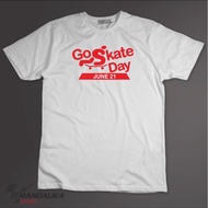Go skateboard day skate t-shirt june 21 june skateboarding