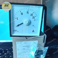 AMPER METER/AMMETER 0-25A SIEMENS Type V-PQ 96-250/5A AC 96X96 25/5A