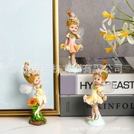 Flower Fairy Elf Decoration Outdoor Courtyard Garden Balcony Decoration Home Living Room Study Decor