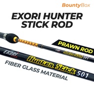 Exori Hunter Stick 501 Prawn Rod Joran Udang Galah Sepit Biru Harimau Talapia Ebi Fishing Pancing Ko