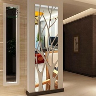 3D Acrylic Tree Mirror Wall Sticker Removable DIY Art Decal Home Decor Mural 100X28CM