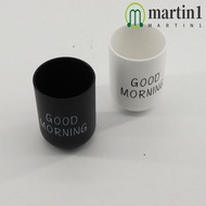 MARTIN1 Good Morning Cup for Beverages Healthy Plastic Toothbrush Holder Storage Organizer Cup Drink
