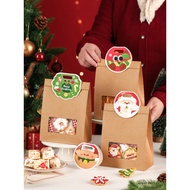 Christmas Cookies Biscuit Packaging Box Candy Cookies Biscuits Nougat Gift Bag Baking Toffee Snack P