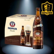 Erdinger Dunkel Beer Bottle 12 x 500ml (BBD: Aug 2026)