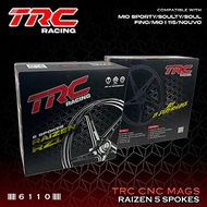 TRC CNC RAIZEN 5 SPOKES MAGS (1.4 x 1.4 x 17) MIO SPORTY/SOULTY/SOUL/FINO/MIO I 115/NOUVO 6110