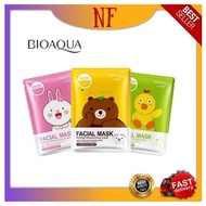 NF G9 BIOAQUA Cartoon Facial Moisturizing Sheet Mask Oil Control Brighten Skin Mask (C22)