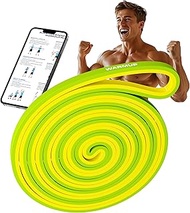 ELANI Resistance Bands - 10.25.35.45 kg Two-Tone with Resistance Lines + Workout Plan & Eco Packagin