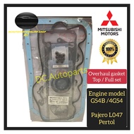 MITSUBISHI PAJERO V32 2.6 L047 PETROL 4G54 G54B ENGINE HEAD TOP /  FULL OVERHAUL GASKET SET