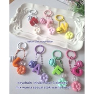 GANTUNGAN 3d Initial LetterKeychain/ Keychain
