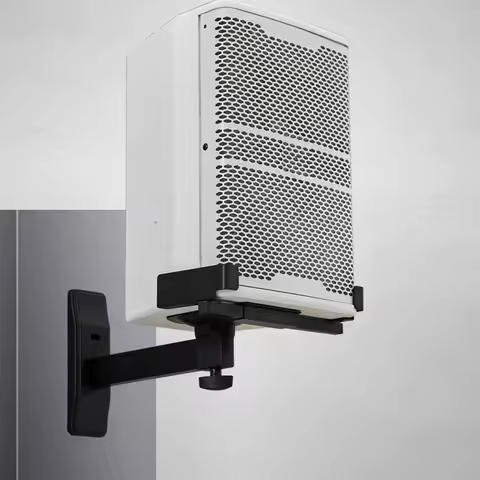 SW-10 Universal full motion tilt swivel all direction metal Speaker Wall Mount Bracket Hanger load 2
