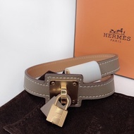 HERMES 全新O'Kelly雙圈皮革手環