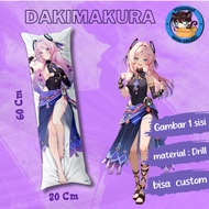 Dakimakura Citlali genshin impact bolster/ 20x60cm/ / includes contents custom/