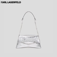 KARL LAGERFELD - K/SEVEN LARGE METALLIC SHOULDER BAG 235W3017 กระเป๋าสะพายข้าง