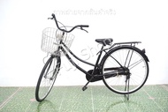 จักรยานแม่บ้านญี่ปุ่น - ล้อ 26 นิ้ว - ไม่มีเกียร์ - สีดำ [จักรยานมือสอง]
