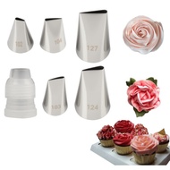 104 103 piping tip rose petal nozzle Korean buttercream flowers piping nozzle 101 102 tip 124