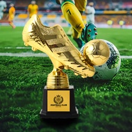 Football with Plastic Supply, Decoration Desktop, Metal Coach, Text High Quality-Suitable for Gift T