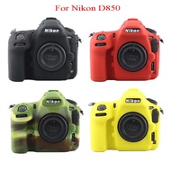 For Nikon D850 Silicone Armor Skin Case DSLR Camera Body Cover Protector Video Lens Bag