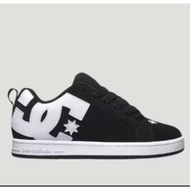 DC Court Graffik Black Shoes Unisex Fat Shoes MenWomen Sneakers And box